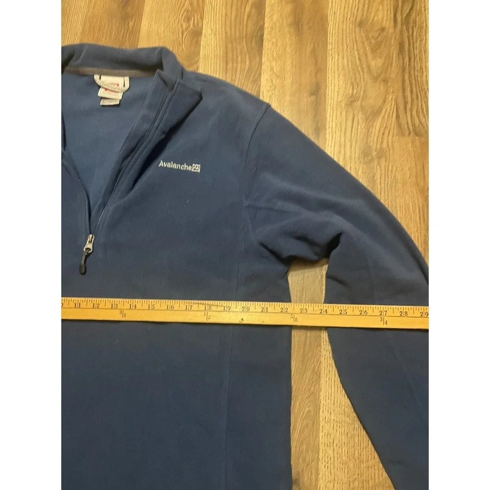 Avalanche‎ Sweater, Men's Size Large, Blue, Pullover, 1/4 Zip Up, Fleece
